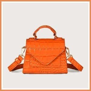 Mini orange crossbody
